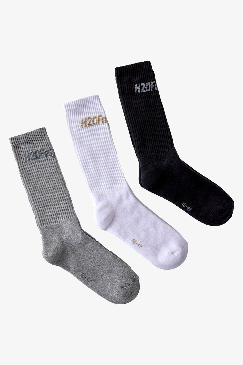 Suck Socks 3-Pack i Black/White/Grey – QNTS.dk