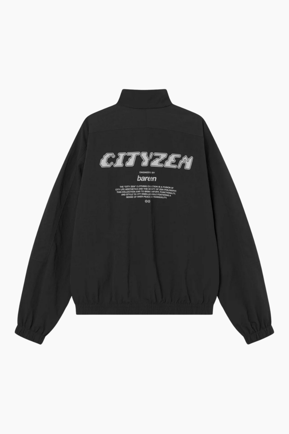 Bayley Track Jacket - Pirate Black - bareen