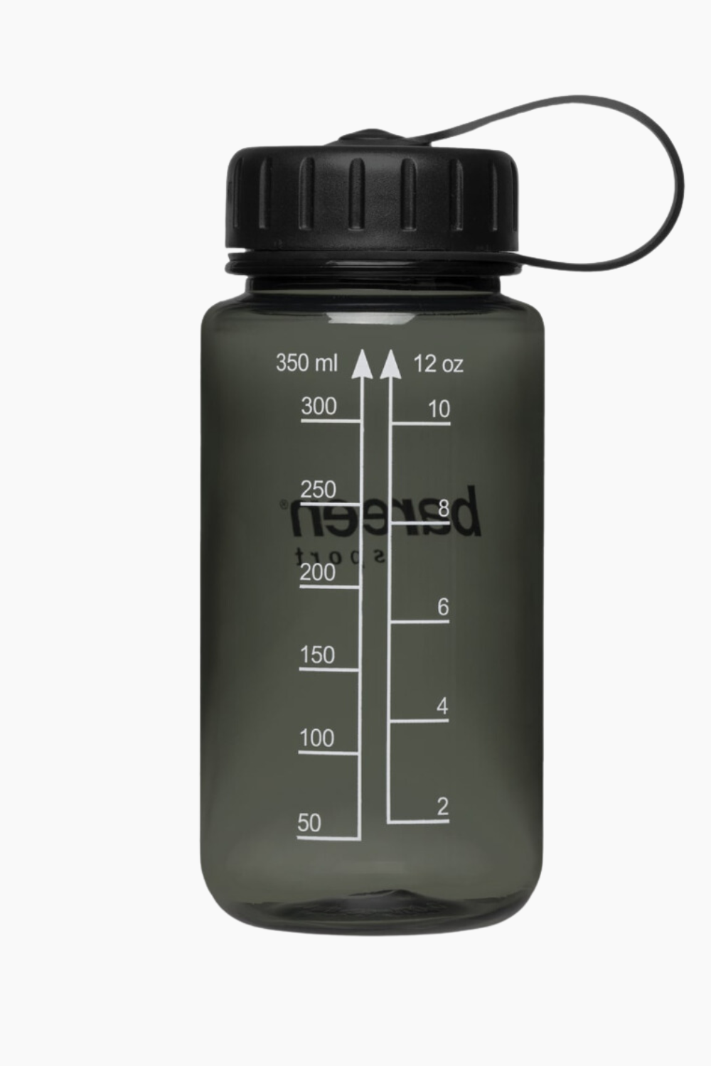 350 ML Water Bottle - Black & Grey - bareen