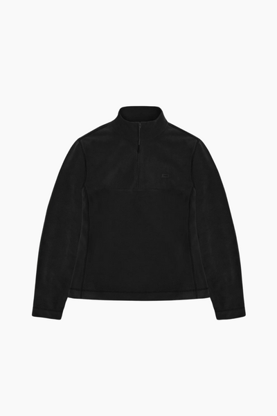 Addis Fleece Curve Half Zip - Black - Rains