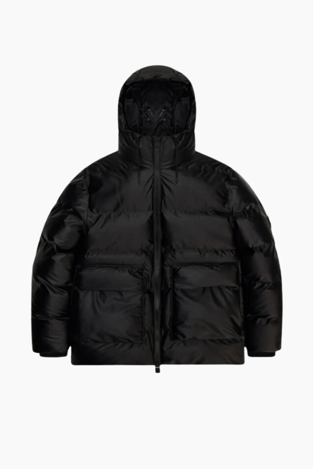 Alta Puffer Cargo Jacket W3T3 - Black Grain - Rains