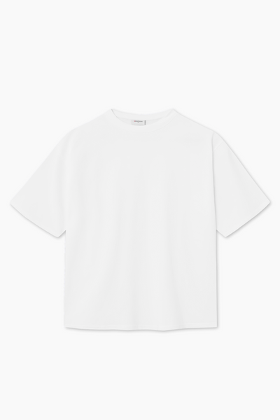 Box Fit Heavy T-shirt - White - bareen