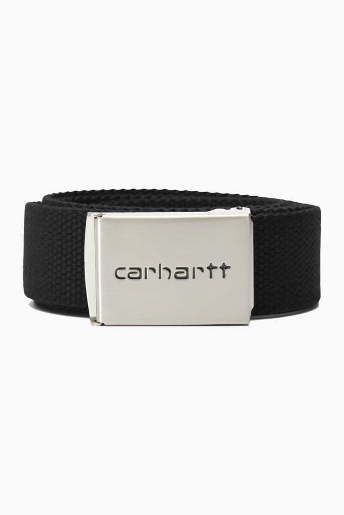 Clip Belt Chrome - Black - Carhartt WIP