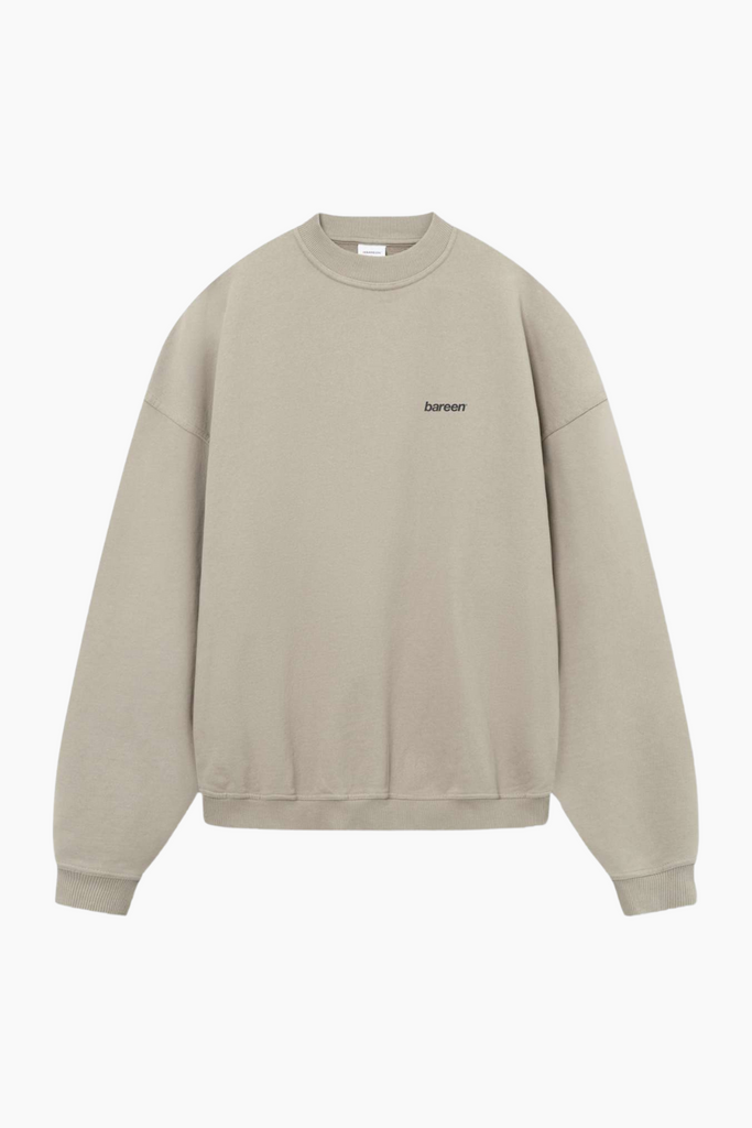 Crewneck Oversize Logo 2.0 - Clay - bareen