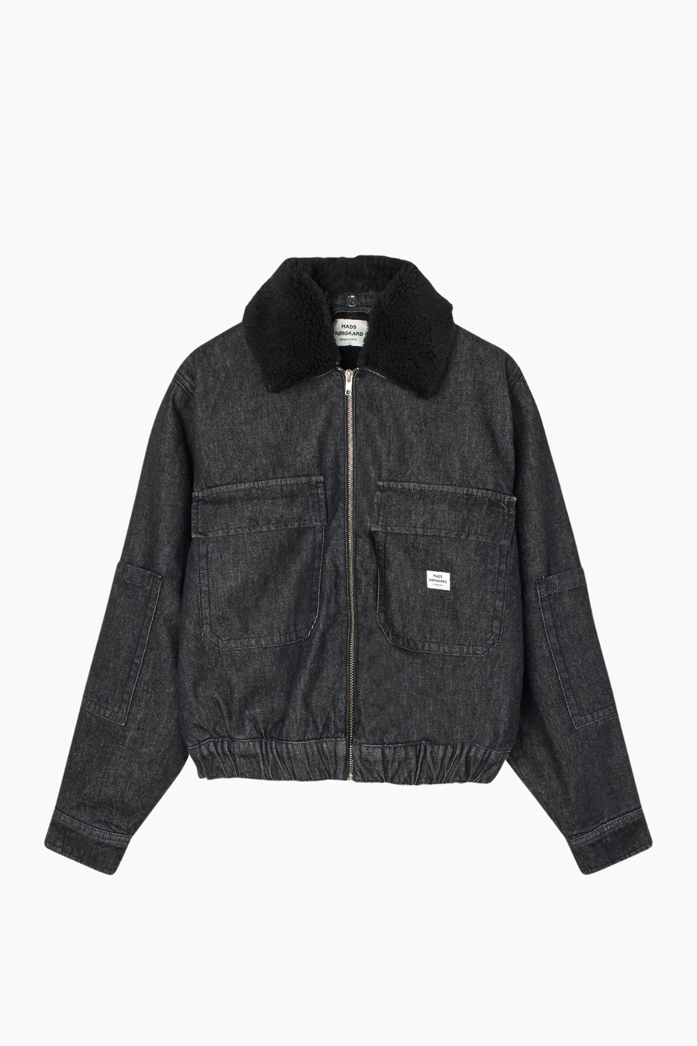 Dark Denim Sunny Jacket - Black - Mads Nørgaard