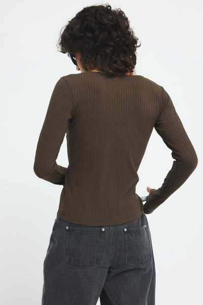 DottieRS Blouse - Dark Brown - Résumé