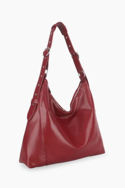 Ellie Crossbody Bag - Burgundy - Silfen Studio