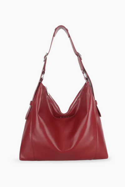 Ellie Crossbody Bag - Burgundy - Silfen Studio