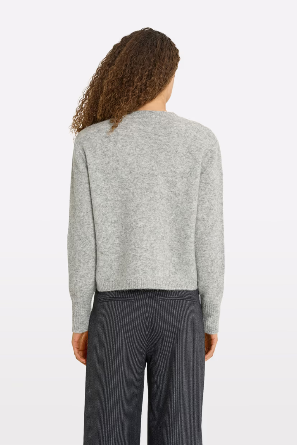 Enada LS Cardigan - Light Grey Mel - Envii