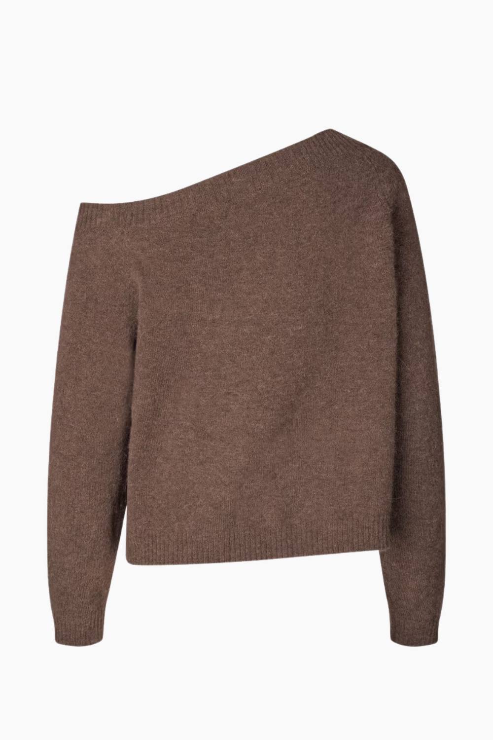 Enada O-S LS Knit - Chocolate Mel - Envii