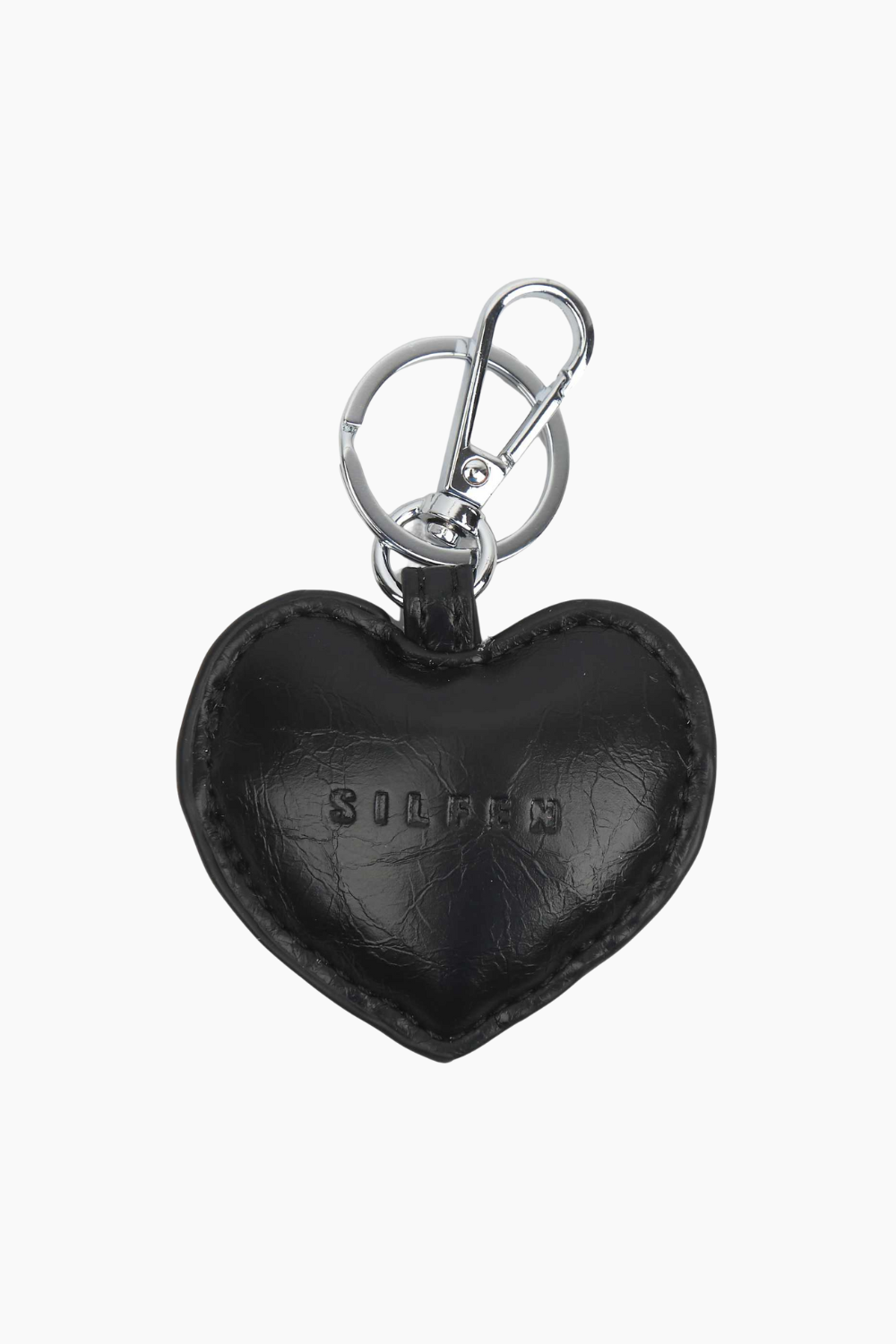 Heart Charm - Black - Silfen Studio