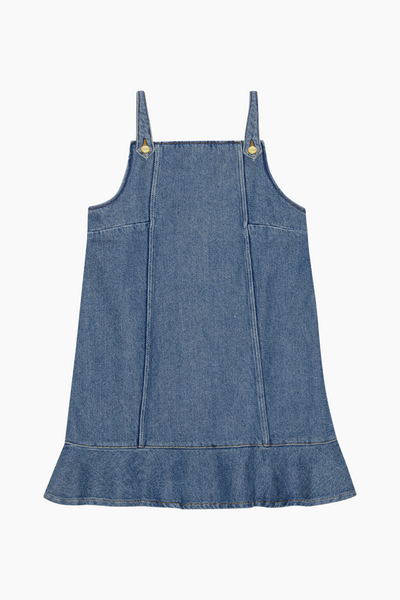 Heavy Denim Mini Dress J1584 - Tint Wash - GANNI