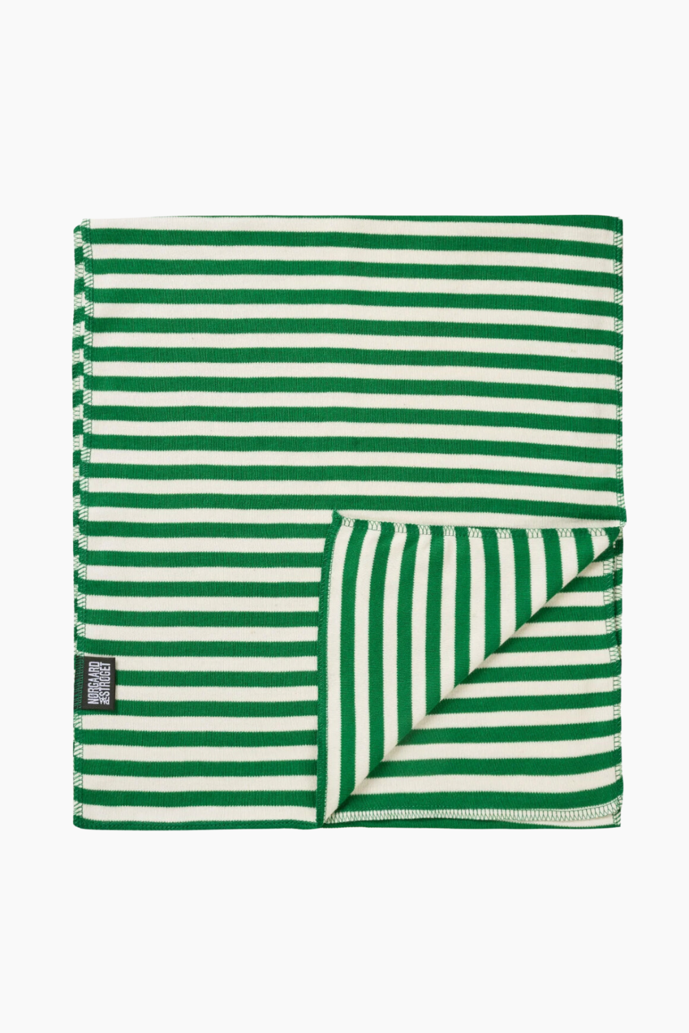 NPS Scarf Interlock - Green/Ecru - Nørgaard på Strøget