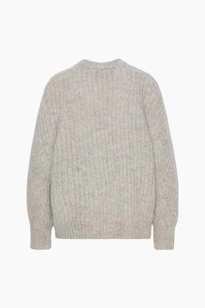 Knitted Logo Sweater - Opal Grey - ROTATE