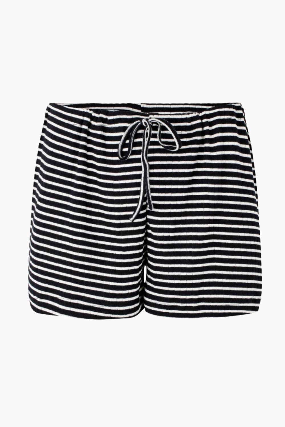 NPS Nova Shorts NPS Stripes - Black/Ecru - Nørgaard på Strøget