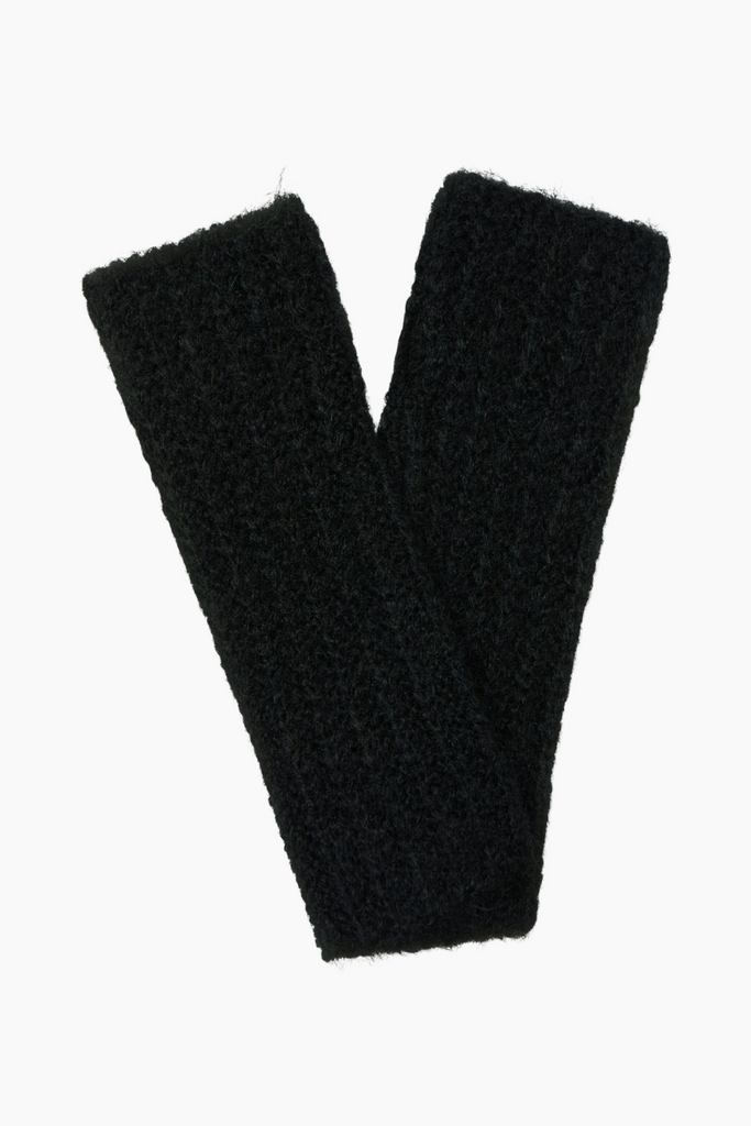 Objmilu Fingerless Gloves Knit 135 - Black - Object