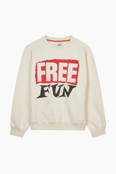 Organic Sweat Atli Sweatshirt - Snow White - Mads Nørgaard