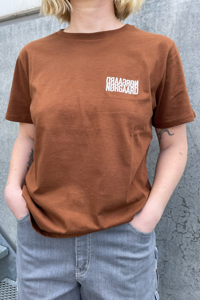 Single Organic Trenda M Tee - Cambridge Brown - Mads Nørgaard