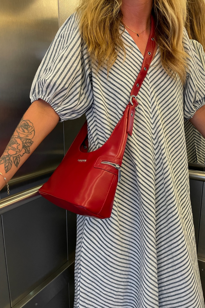 Lotta Shoulder Bag - Red - Silfen Studio