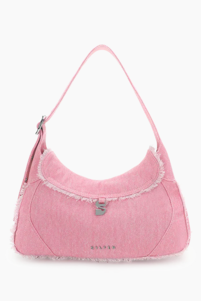 Thea Buckle Shoulder Bag - Flamingo - Silfen Studio