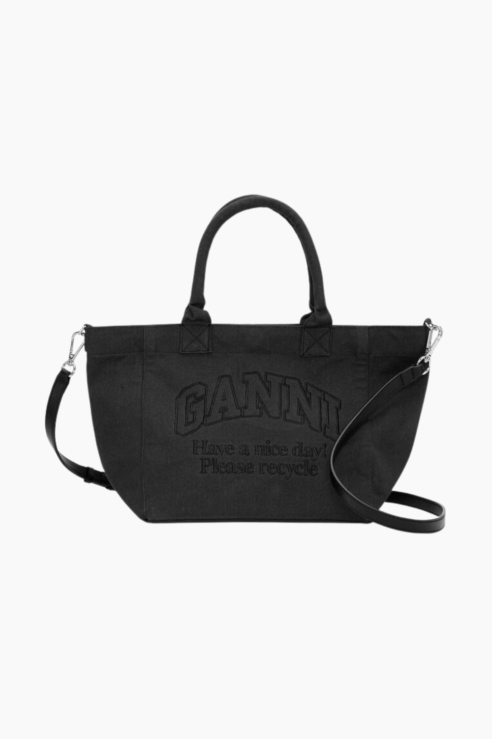 Small Easy Shopper A5972 - Black - GANNI