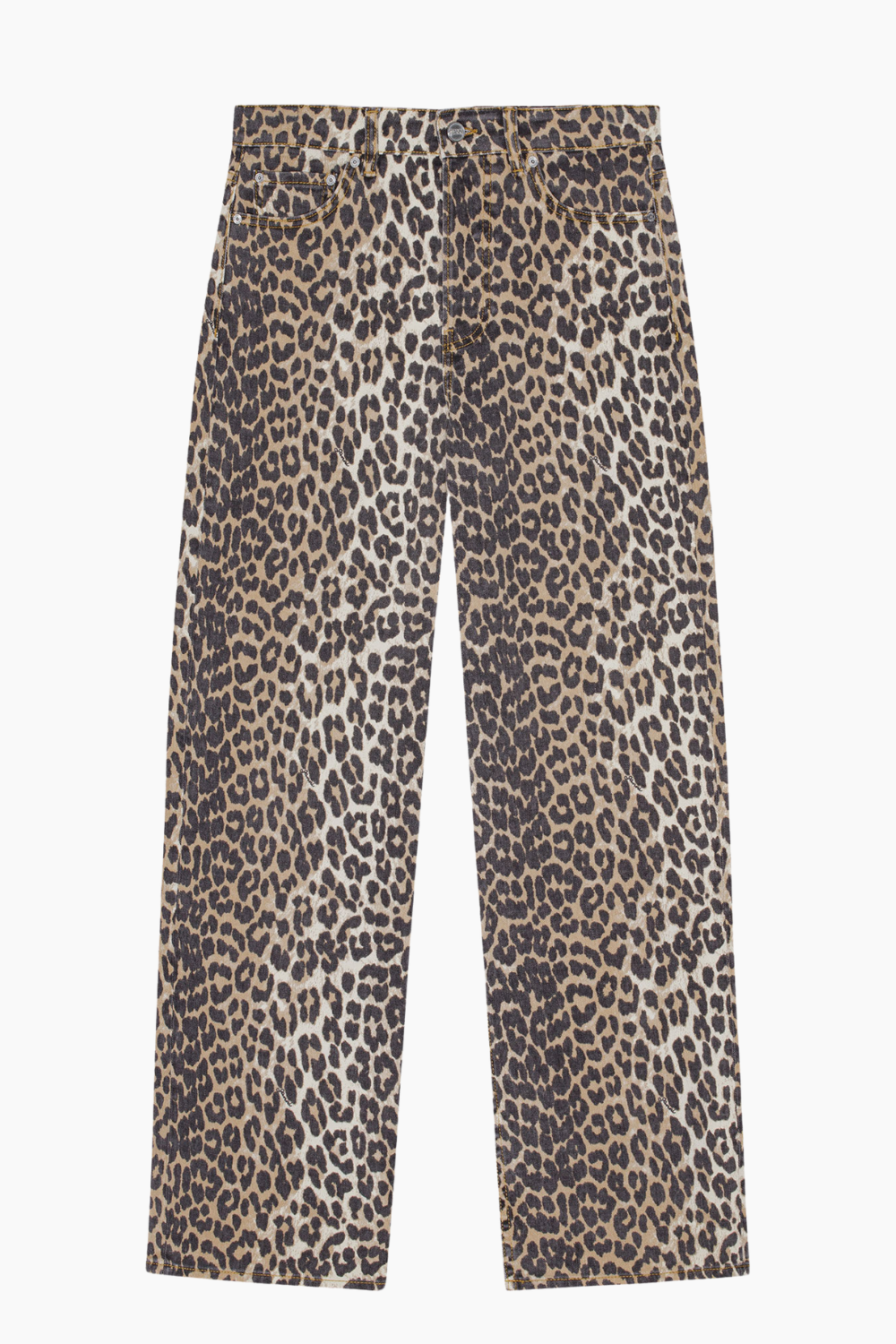 Print Denim Izey J1527 - Leopard - GANNI