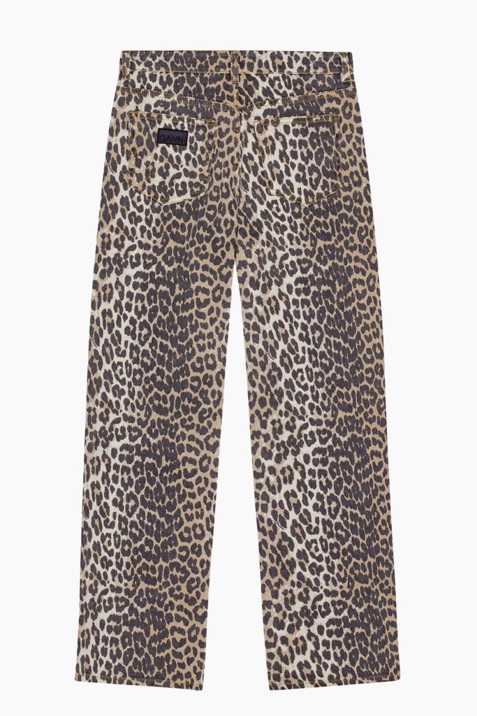 Print Denim Izey J1527 - Leopard - GANNI