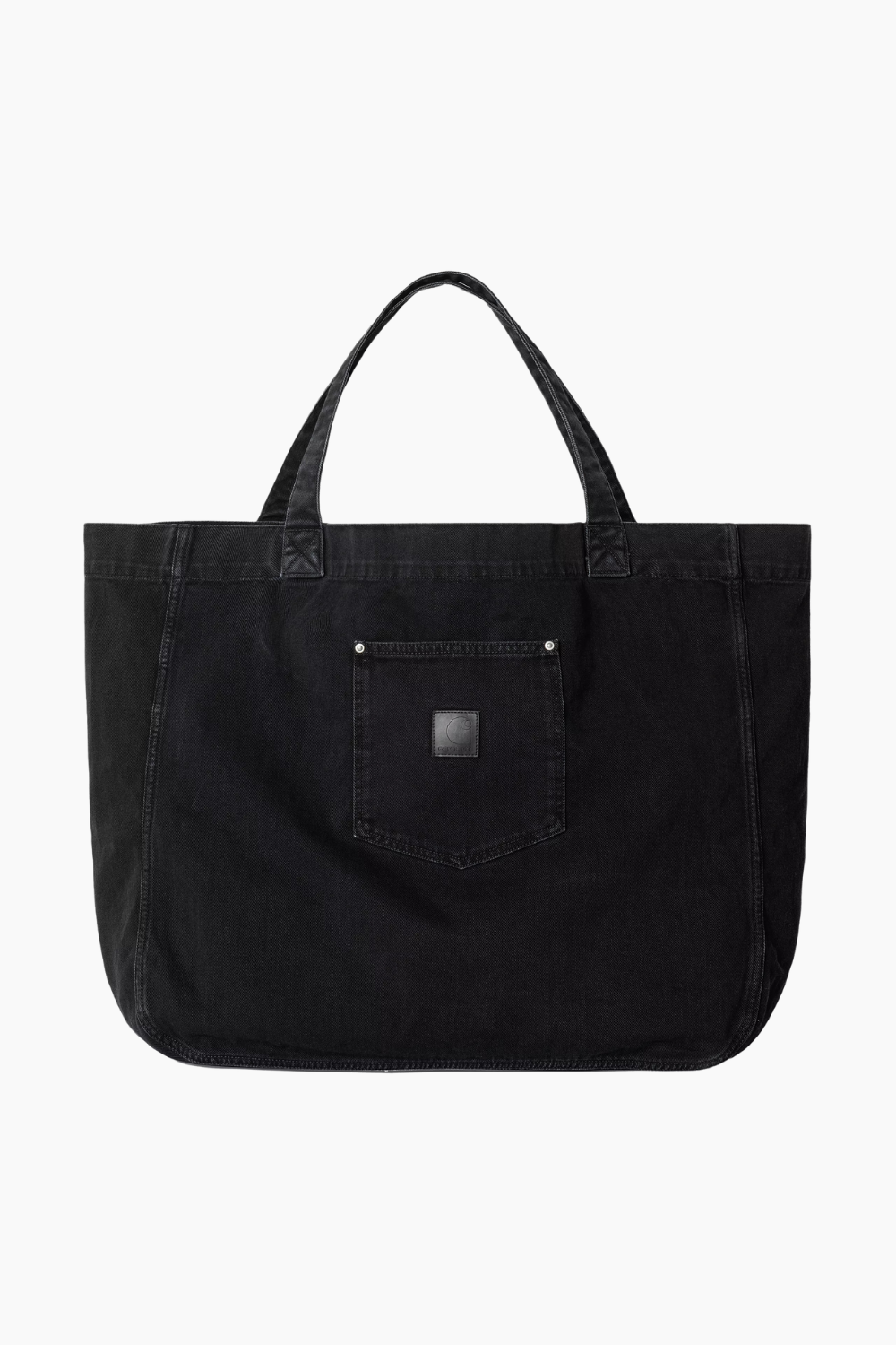 Rivet Tote Bag - Black Stone Washed - Carhartt WIP