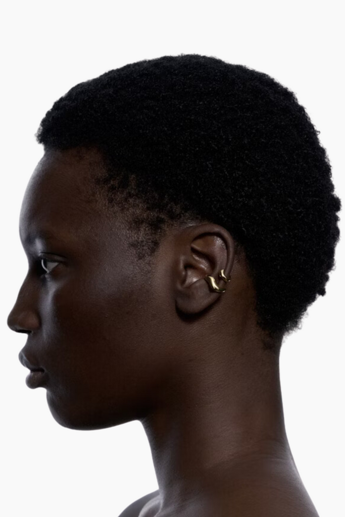 Sagene Ear Cuff - Gold - Maria Black