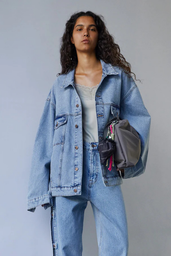 Sky Jacket - Light Blue Denim - H2O Fagerholt