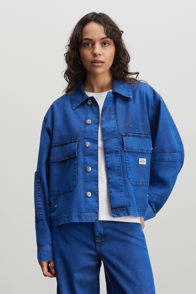 Soft Denim Soleil Jacket - Bluing - Mads Nørgaard