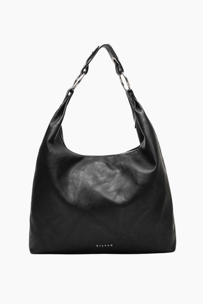 Stevie Shoulder Bag - Black - Silfen Studio-10