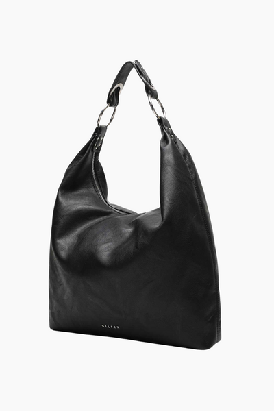 Stevie Shoulder Bag - Black - Silfen Studio-11