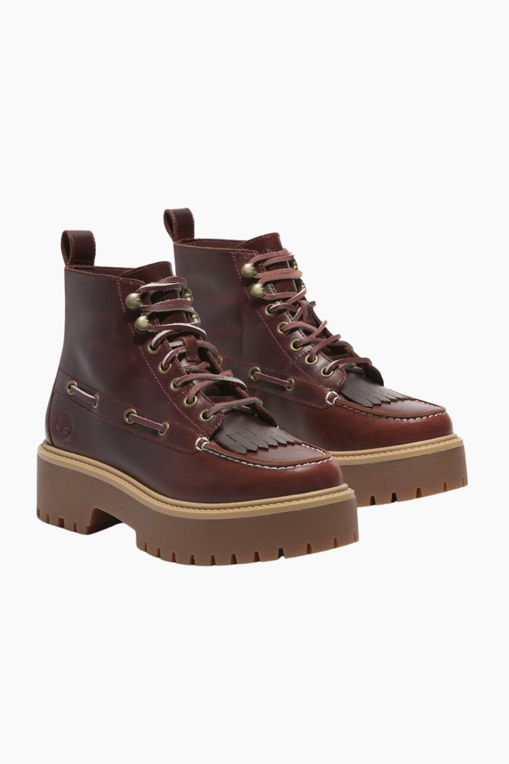 Stone Street Mid Lace Up Boot - Burgundy - Timberland