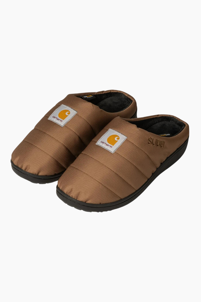 Subu x Carhartt WIP Cordura Slippers - Hamilton Brown - Carhartt WIP