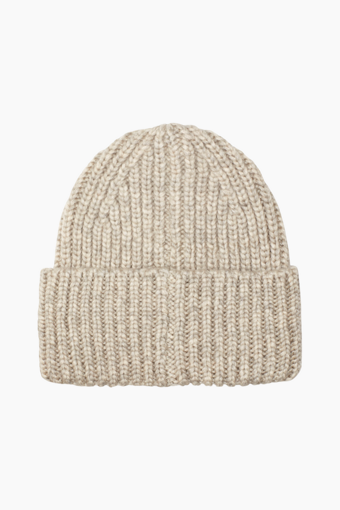 W Chunky Rib Beanie - Light Grey - UGG