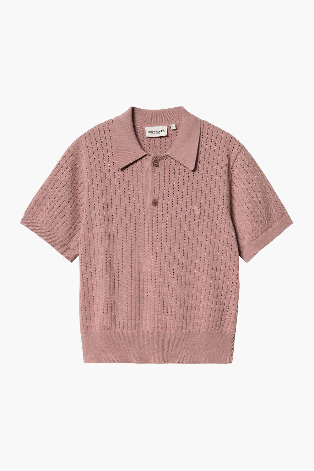 W' S/S Norlina Polo - Dusty Fuchsia - Carhartt WIP