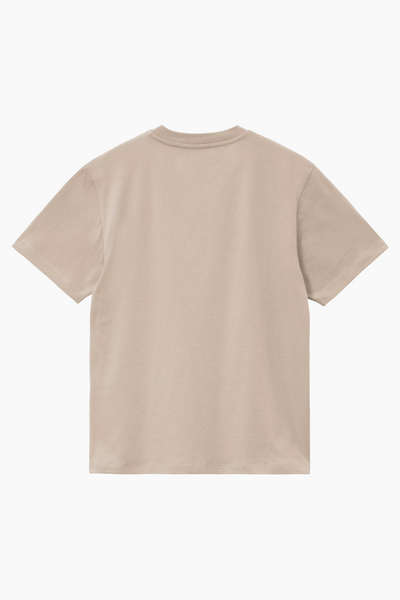 W' S/S Pocket T-shirt - Fleur De Sel - Carhartt WIP