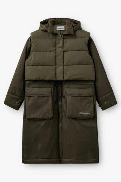 Warm Rain Jacket - Forest Green - H2O Fagerholt