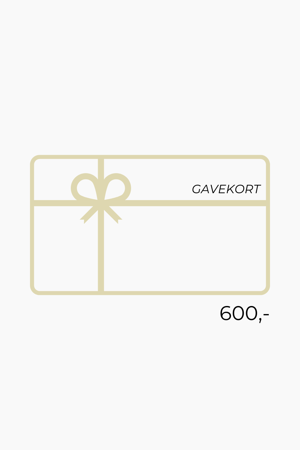 QNTS Gavekort 600 kr